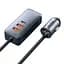 АЗУ Baseus 3USB + 1Type-C Share Together Fast Car Charger with Extension Cord 120W CCBT-B0G Grey - мініатюра 5