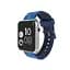 Ремінець Creasted для годинника Apple Watch 38 мм 40 мм силіконовий з пряжкою, Camouflage with blue - мініатюра 2