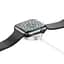 Зарядка магнитный кабель HOCO CW39 Wireless charger USB для iWatch 1 - 7 / SE белая - миниатюра 3