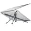 Підставка для ноутбука HOCO HD9 Action metal folding notebook holder сіра - мініатюра 2