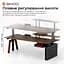 Геймерский стол Sihoo D07 1.6m Walnut/Black (D07B-101/D07J-101-AB) - миниатюра 14