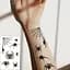 Набор детских временных татуировок "Halloween black" tatto-halloween-black-set-30 - миниатюра 4