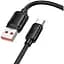Кабель Hoco X115 Surpass 100W fast charging data cable Type-C Чорний - мініатюра 1