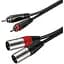 Готовий аудіокабель 2xRCA — 2xXLR Male Roxtone SAC-C190-L3 3м - мініатюра 1