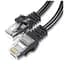 Патч-корд 10м UTP cat 6 RJ45 TopSpeed Ethernet Flat Cable Black Essager (EXCWXB-JSF01) - мініатюра 1