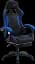 Геймерское кресло GT Racer черное с синим (X-2324 Fabric Black/Blue) - миниатюра 3