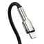 Кабель Baseus Cafule Metal Cable Type-C to Lightning PD 20W 2m CATLJK-B01 Black - миниатюра 4