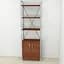 Етажерка 4/60 Ferrum-decor Серії Конект з тумбою 179x60x28 Сірий ДСП Венге (FRD-105539) - мініатюра 1