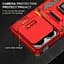 Ударопрочный чехол Camshield Army Ring для Xiaomi Poco X6 Pro Красный / Red - миниатюра 4
