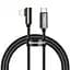Кабель Baseus Legend Series Elbow Fast Charging Data Cable Type-C to iP PD 20W 1m CATLCS-01 Black - мініатюра 1