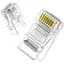 Конектор Ugreen NW111 Cat 6 Shielded Crystal Head 100 шт. (50248) - мініатюра 1