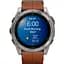 Смарт-годинник Garmin Fenix 8 AMOLED Sapphire 51mm Titanium with Chestnut Leather Band [010-02905-40] [115083] - мініатюра 2