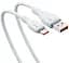 Кабель Baseus Pudding Series Fast Charging Cable USB to Type-C 100W 1.2m P10355703221-00 White - миниатюра 4