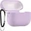 Чехол для наушников AirPods Pro 2 Silicone Case+Carbine Lavender [103841] - миниатюра 2