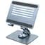 Підставка для ноутбука та планшета Hoco PH52 Might metal rotating tablet desktop holder Сірий - мініатюра 1