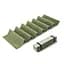 Килимок складаний IXPE Naturehike CNK2450WS044, алюмінієва плівка, 195x60х1,8 см, оливковий зелений - мініатюра 2