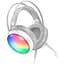 Наушники проводные Borofone Bo108 Flame Gaming with mic белые - миниатюра 3
