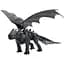 Інтерактивний дракон Dragons Як приборкати дракона Беззубик зі звуковими ефектами 30 см чорний (SM66662/9580) - мініатюра 1