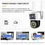 IP-камера уличная с двойным объективом XON SmartCam 4G 1080P (SCWEM22VW 3695) Белая - миниатюра 3
