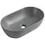 Умивальник накладний Mixxus Premium Ellipse-0109 500x300x140 мм MP6653, Графит - мініатюра 1