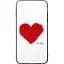 Чохол-накладка Toto Glass Fashionable Case Apple iPhone 6 Plus/6S Plus Red Heart on White - мініатюра 1
