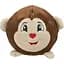 Игрушка Trixie для собак Обезьяна с эффектом памяти полиэстер кричневая 11 см - миниатюра 2
