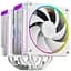 Кулер для процесора ID-Cooling FROZN A620 ARGB білий 2x120 мм 6 теплових трубок алюміній/мідь Intel: 1700 1200 - мініатюра 1