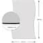 Дзеркало Wall Sticker SW-00001519 акрилове самоклеюче 270х420х2 мм - мініатюра 2