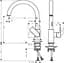 Смеситель для кухни Hansgrohe Vernis Shape 260 М35 хром 71871000 Хром - миниатюра 2