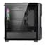 Корпус AZZA GUARDIAN GLASS, Black, без БП, Mid Tower, для E-ATX/ATX/Micro ATX/Mini ITX, Type-C/2xUSB 3.0, макс. CPU – 170 мм/VGA – 400 мм, 1x120 мм ARGB, боковая панель из закаленного стекла (CSAZ-520BG) - миниатюра 2