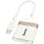 Перехідник Hoco Crystal Type-C 2 в 1 card reader UA40A 0.140m 480Mbps OTG 2TB Max - мініатюра 1
