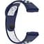 Ремешок DK для Xiaomi Redmi Watch 3 Active / 3 Lite Silicone Sport Band Nike (blue / white) - миниатюра 2