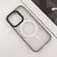 TPU+PC чохол Blueo Skin Friendly Frosted with MagSafe для Apple iPhone 15 Pro Max (6.7) Сірий / Grey - мініатюра 3