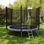 Батут Jumi Motion Sport Line 10ft (305см) з зовнішньою сіткою сірий - мініатюра 7