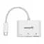 Док-станція USB3.1 Type-C - HDMI/USB 3.0/PD 60W 4-in-1 White Manhattan (152945) - мініатюра 1