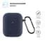 Силіконовий чохол для навушників Apple AirPods 2, Hang Case, синій, ультратонкий захисний кейс товщиною 2 мм, захист від подряпин, пилу та ударів, компактний, з карабіном для кріплення, ArmorStandart (ARM59681) - мініатюра 2
