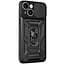 Чохол Ummi Camshield Serge Ring для Apple iPhone 14 (6.1) Чорний / Black - мініатюра 1