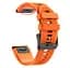 Силіконовий ремінець Primo для годинника Garmin Fenix 3/3HR/Fenix 5X/6X Orange - мініатюра 3
