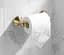 Тримач для туалетного паперу Rea 332869 brushed gold REA-06920, Золотий - мініатюра 2