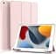 Чехол-книжка CDK для Apple iPad 10.2" 8gen 2020 экокожа/силикон Smart Case cлот cтилус (011189) pink sand - миниатюра 2