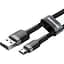 Кабель Baseus Cafule Cable USB for Micro 2.4 A 1 м Gray Black (CAMKLF-BG1) - мініатюра 1