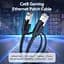 Патч-корд 1м, S/FTP cat 8 RJ-45 black Vention (IKKBF) - мініатюра 2