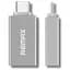 Переходник Remax OTG Type-c RA-OTG1 Silver - миниатюра 1