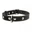 Нашийник Collar одинарний з прикрасами, 32-40х2 см, чорний - мініатюра 2