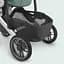 Универсальная коляска 2 в 1 UPPAbaby CRUZ 2, JORDAN (графитово-серый меланж/серебристая рама/черная кожа) - миниатюра 7
