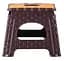 Табурет Violet House 0272 Brown раскладной 29 см (0272 BROWN) - миниатюра 2