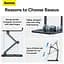 Тримач Baseus Desktop Biaxial Foldable Metal Stand (for Tablets 13") (LUSZ000113) - мініатюра 10