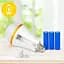 Лампа светодиодная с аккумулятором E27 New Emergency lamp 3x18650, смарт лампочка - аварийная лампа - миниатюра 1