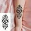 Набір дитячих тимчасових татуювань Чорні міні №5 black-tattoo-mini-set-5-T - мініатюра 7
