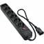 Мережевий фільтр живлення Patron 0.5 m3*1mm2 (SP-1062U) 6 розеток BLACK (EXT-PN-SP-1062U) - мініатюра 1